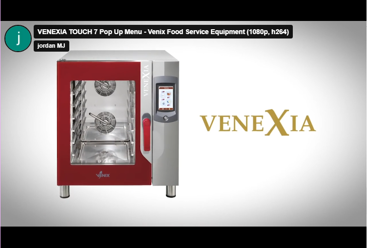 VENEXIA TOUCH 7  Pop Up Menu - Venix  Food Service Equipment